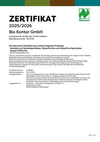Naturland Zertifikat